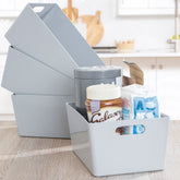Ordnungsbox -  DINA5 - 25x17x11cm - 3,9 Liter - Schubladenorganizer Ordnungskorb Schublade - Organizerbox Ordnungssystem Kunststoff Aufbewahrung Bad Korb